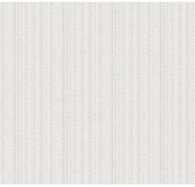 York Wallcoverings Line In The Sand White Woven Stripe Wallpaper - 324 x 27