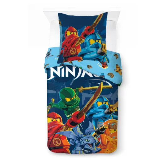Lego Ninjago Dekbedovertrek Wonders - Katoen - 140 x 200 cm