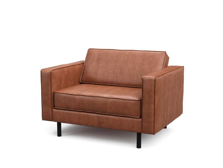 Sessel Leder DUKE braun