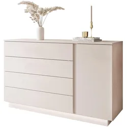KOMMODE LINA KASCHMIR II 1D4S mit LED-Beleuchtung Push-Open-System
