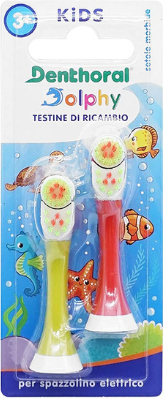 Denthoral Testine di Ricambio per Spazzolino Elettrico Dolphy