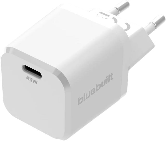 BlueBuilt Power Delivery Oplader met USB-C poort 45W Wit