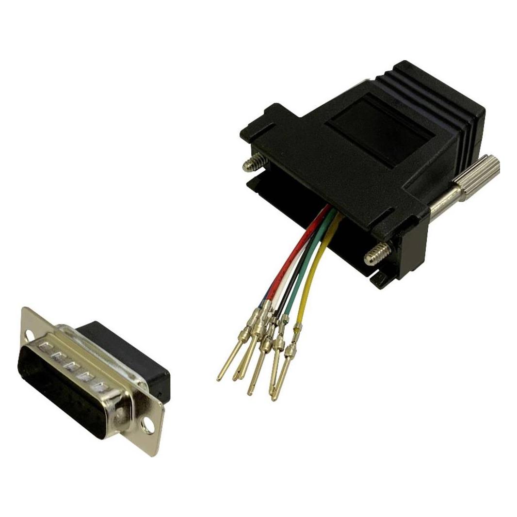 BKL Electronic 10121116 Adapter D-SUB-Stecker 15pol. - RJ12-Buchse 1 St. Single (10121116)