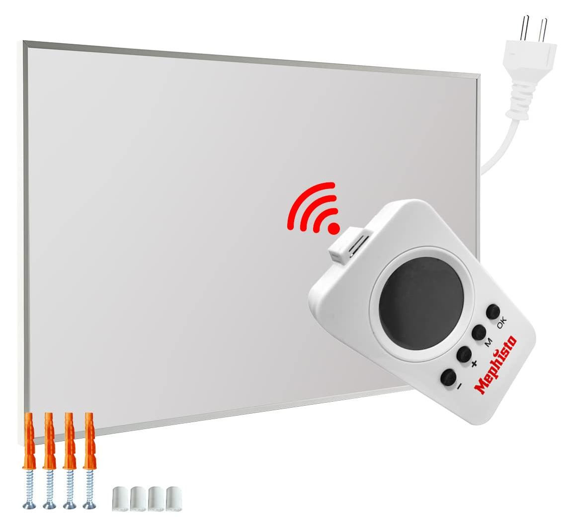 Selius Infrarood Verwarming 600 W Wandmontage Elektrisch met Afstandsbediening