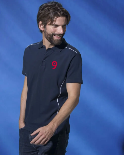 Polo New Conway uomo slim fit 100% cotone 200g profili a contrasto Personalizzate o neutre Clique