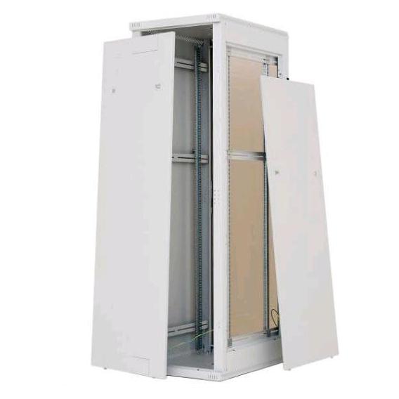 Tritón Triton RMA-27-A81-CAX-N1 19" Standschrank 27HE/800x1000, Glastür, grau (27 HE, 19 Zoll Rack) (RMA-27-A81-CAX-N1)