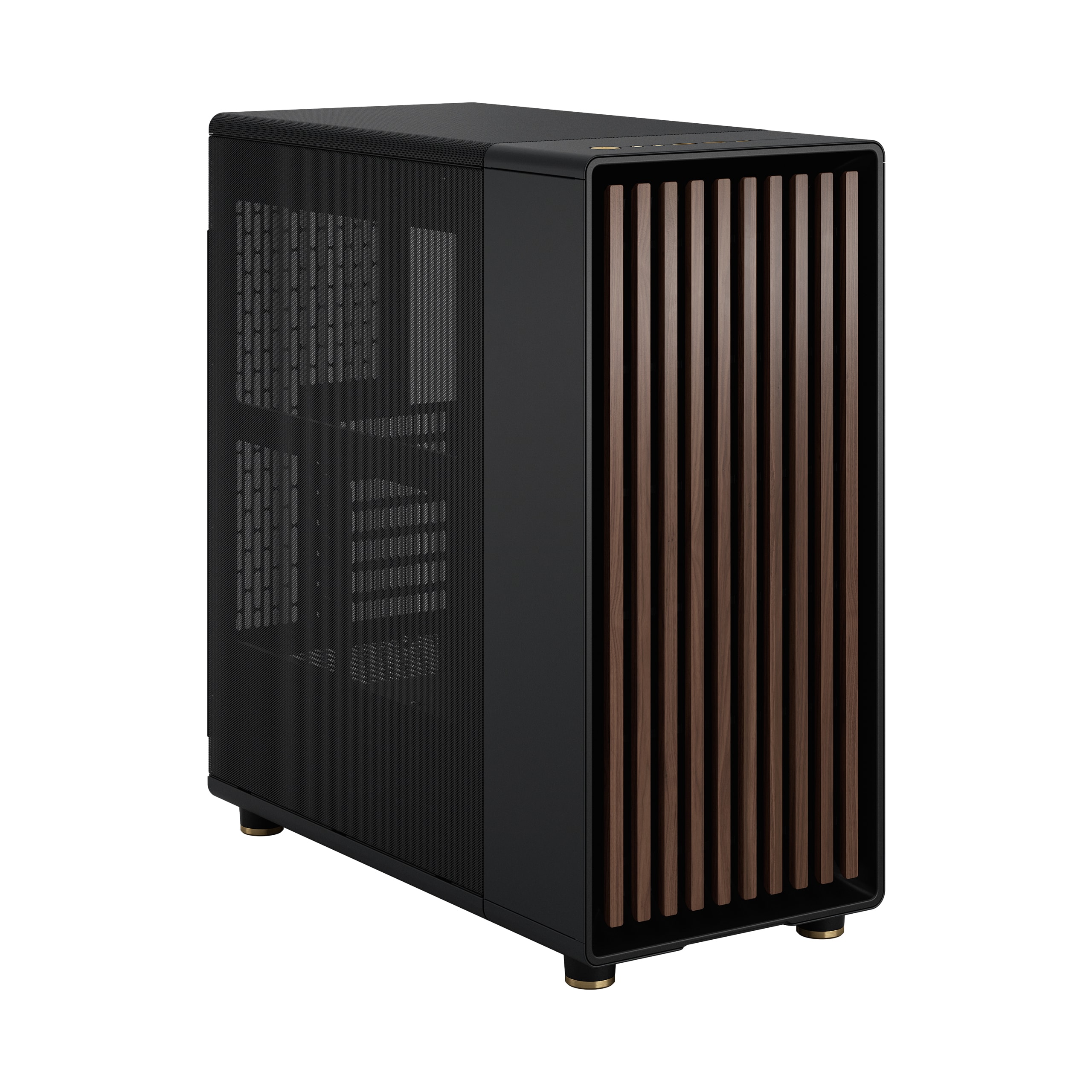Fractal Design North Charcoal Black Gaming Gehäuse Mesh Seitenfenster FD-C-NOR1C-01