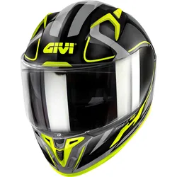 Givi 50.8 Racer, Integralhelm - Schwarz/Grau/Neon-Gelb - L (60)