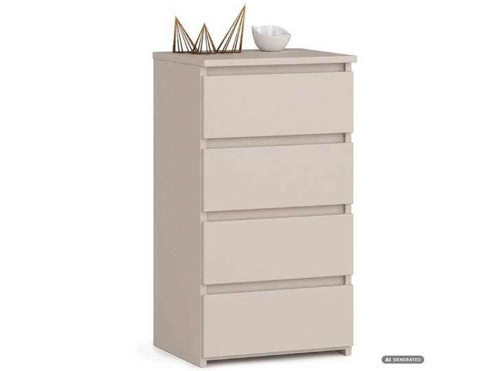 Commode CL4 Cachemire 40 cm 4 tiroirs 40x35x74 cm