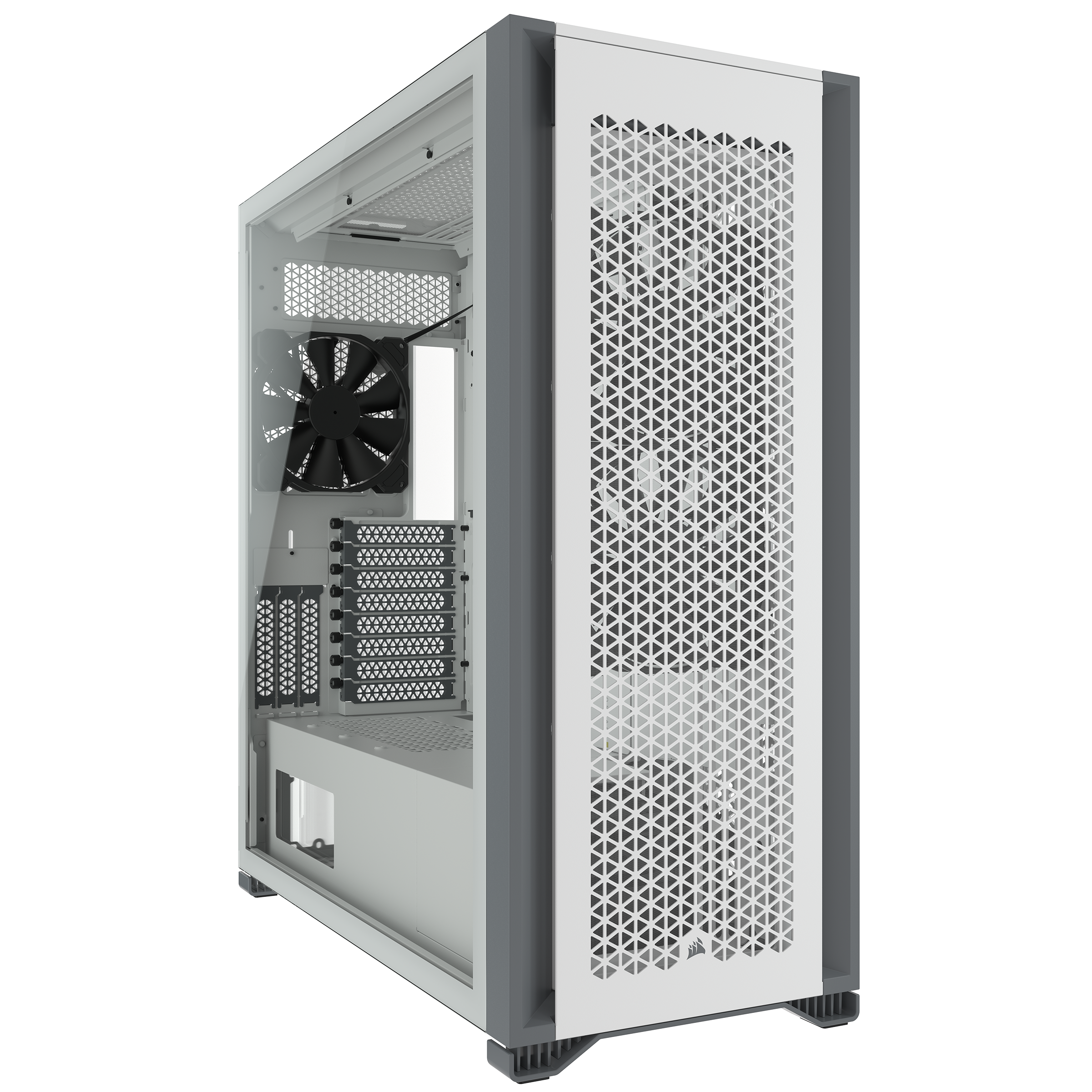 Corsair 7000D Airflow White Full Tower Gaming Gehäuse mit Glas Seitenfenster CC-9011219-WW