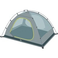 Kuppelzelt REAL DOME LITE II silber