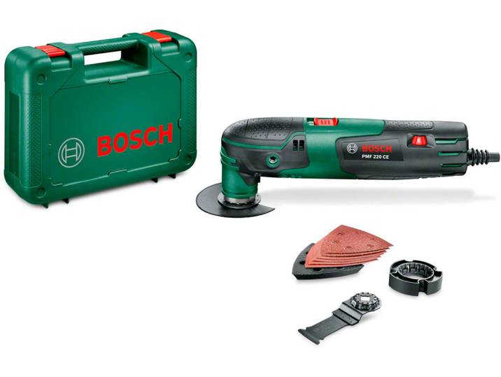 Outil multifonction BOSCH PMF 220 CE - 220W - Avec coffret d'accessoires - 0603102000