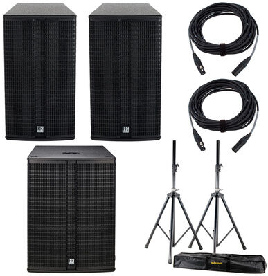 HK Audio L3 112/SUB 1800A Basis Bundle Schwarz