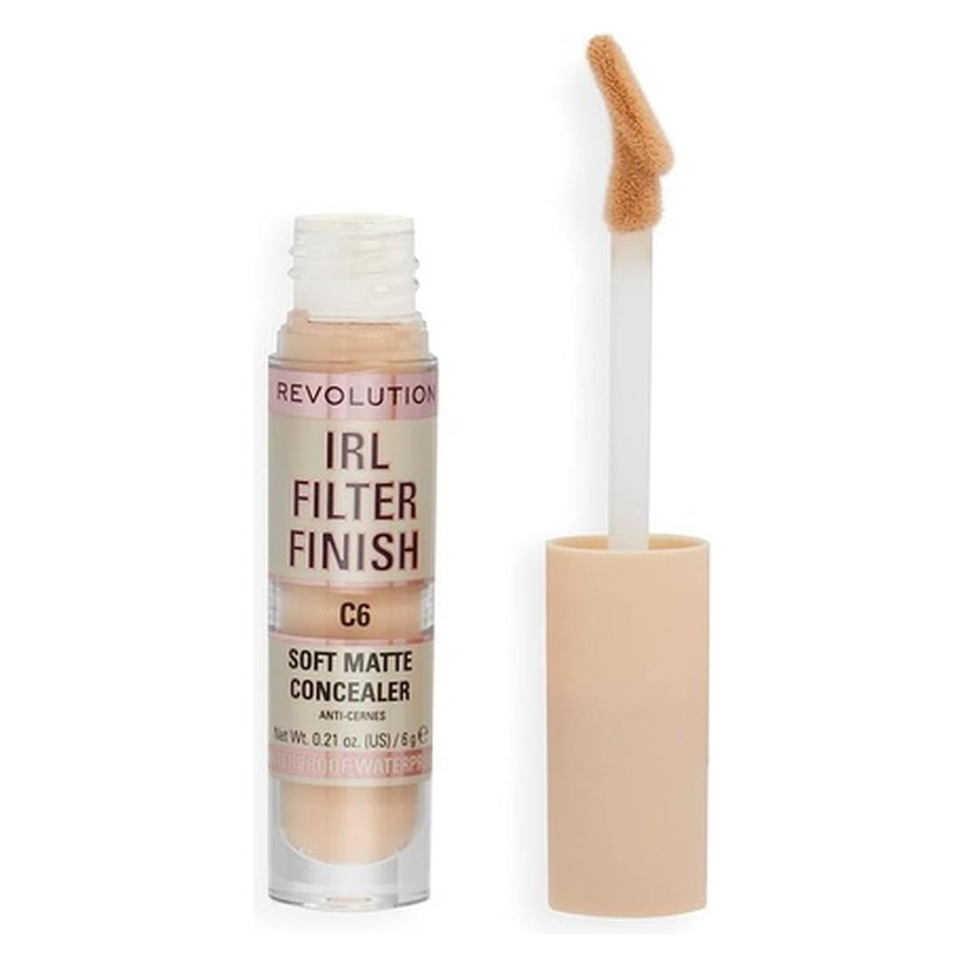I Heart Revolution Makeup Revolution IRL Filter Finish Concealer Medium to Full Coverage 6g C6 (C6) (42564724)