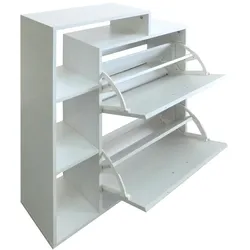 HTI-Living, Schuhschrank, Schuhschrank Lisa Weiss (80 x 23.50 x 90.50 cm)
