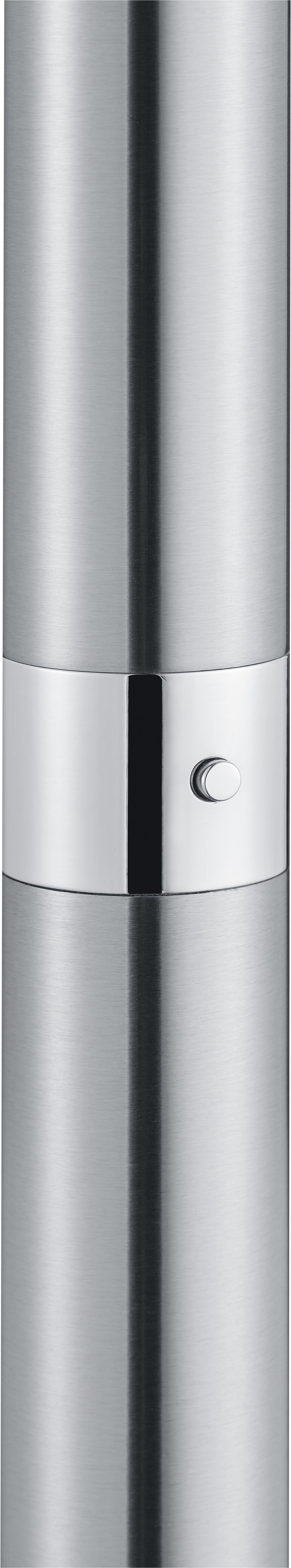 LED Stehlampe "ANDY", silber (nickelfarben matt, chromfarben abgesetzt), 2, H: 185cm, 1 Stk., ohne Lesearm, HELL HÖLLISCH GUTES LICHT, Leuchten, Tastdimmer, CCT, LED Stehlampe