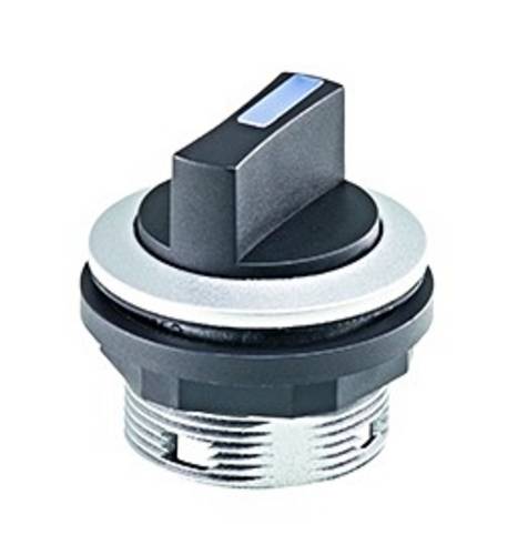 Georg Schlegel Wahlschalter rastend, 1Ö + 1S rund, SHORTRON-M12 M12-Stecker, 4-polig - 1 Stück