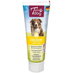 Tubi Dog Käsecreme | 75g Ergänzungsfuttermittel für Hunde