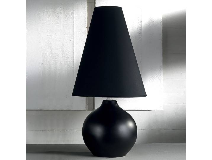 Lampe de table Sfera - Type C 70cm Noir Coton E27