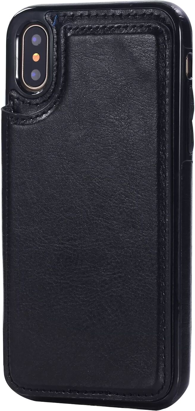 INF Étui en cuir avec fente pour carte pour Samsung Galaxy A53 - Noir