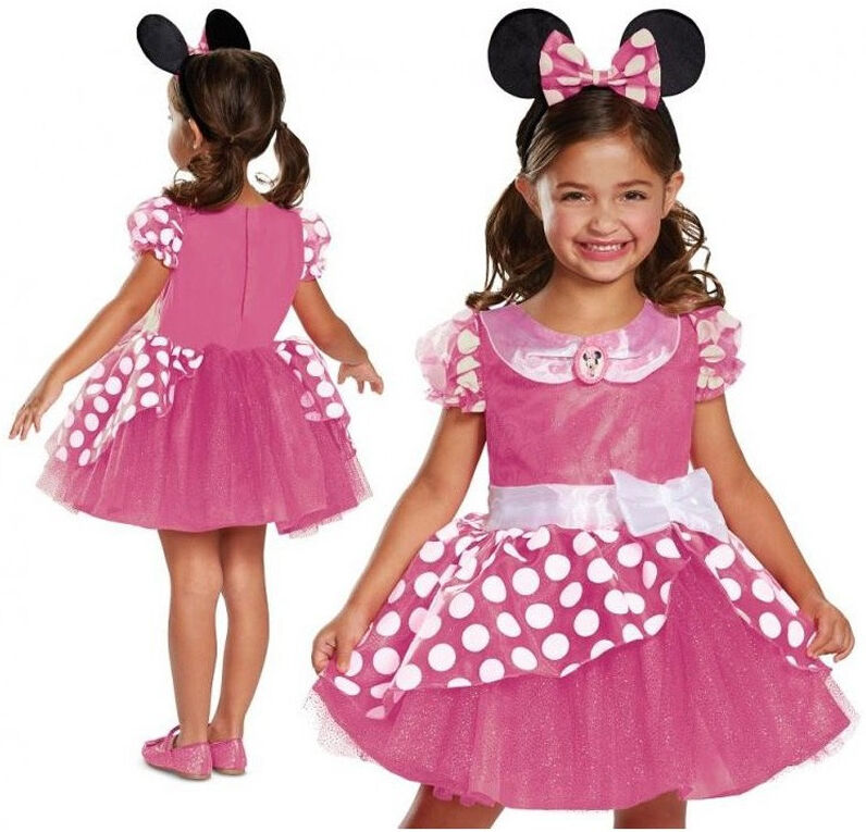 Déguisement 5-6 ans Minnie Disney Deluxe rose - Disguise