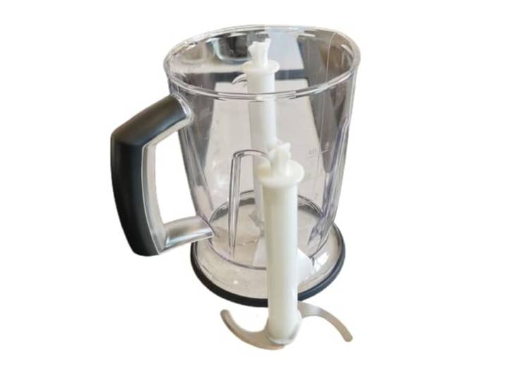 Mischbecher, 2 Messer, kompatibel mit Braun MQ7045 Mixer