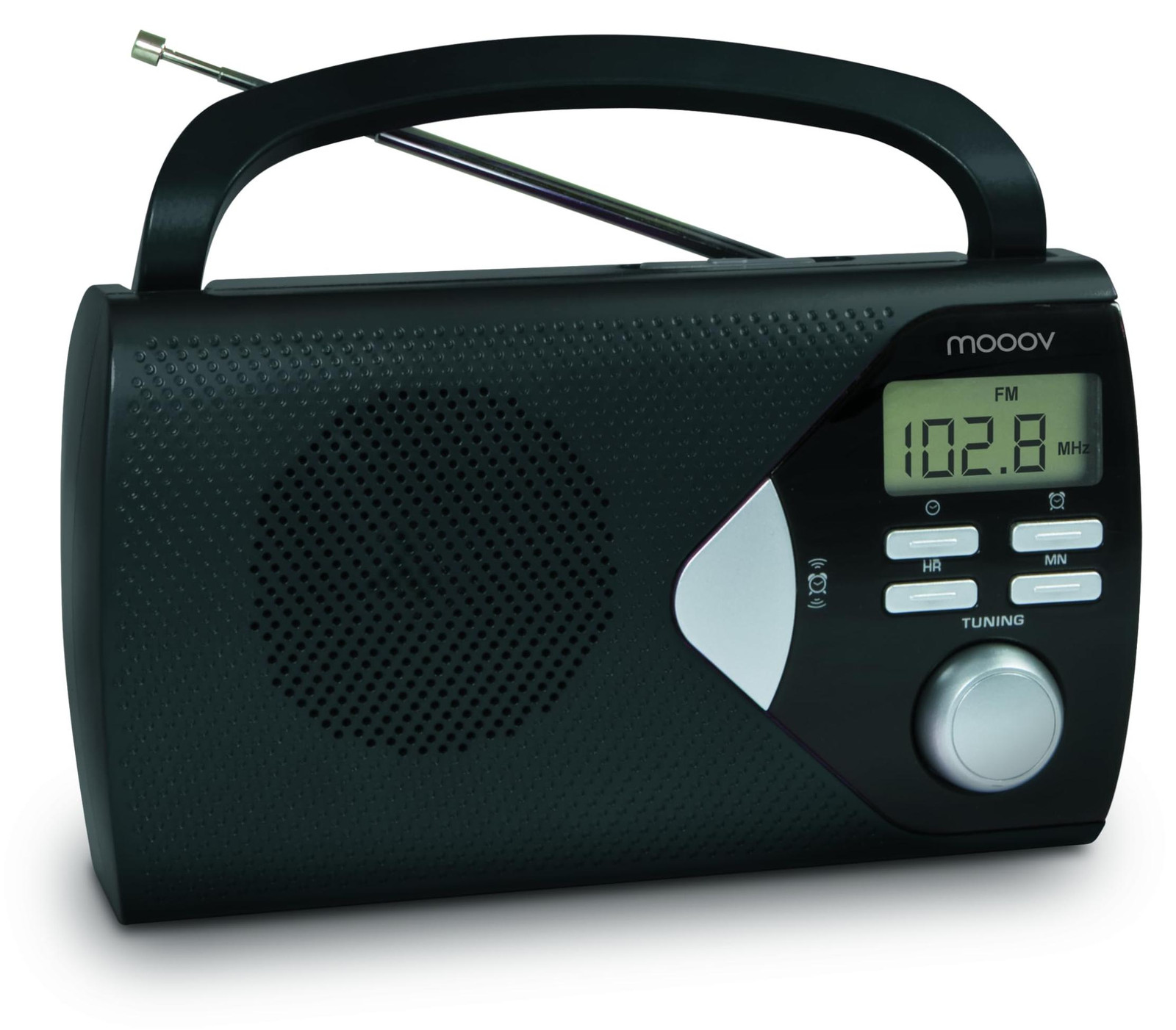 Metronic draagbare radio, zwart