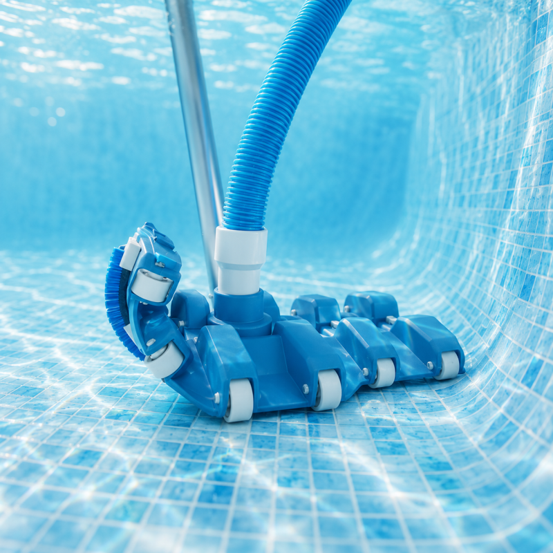 Tête de balai professionnelle Bendervac Mareva pour piscine liner et béton