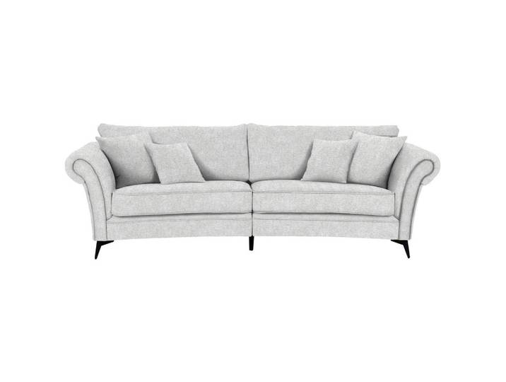 Landscape Megasofa, Beige, Metall, 3-4-Sitzer, Füllung: Schaumstoffflocken,Schaumstoffflocken,Schaumstoffflocken,Polyetherschaumkern, 273x79x125 cm, Stoffauswahl, Armteil links, rechts, Wohnzimmer, Sofas & Couches, Sofas, Bigsofas