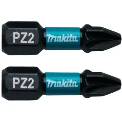 Makita Bit PZ2 25 mm 2 Stück Impact Black B-63644