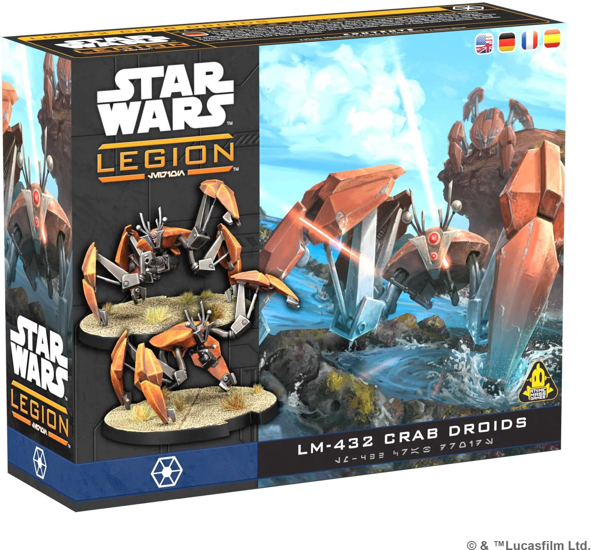 Star Wars: Legion LM-432 Crab Droids Expansion for Separatist Army by Atomic Mass Games, Ages 14+, 1-2 Players