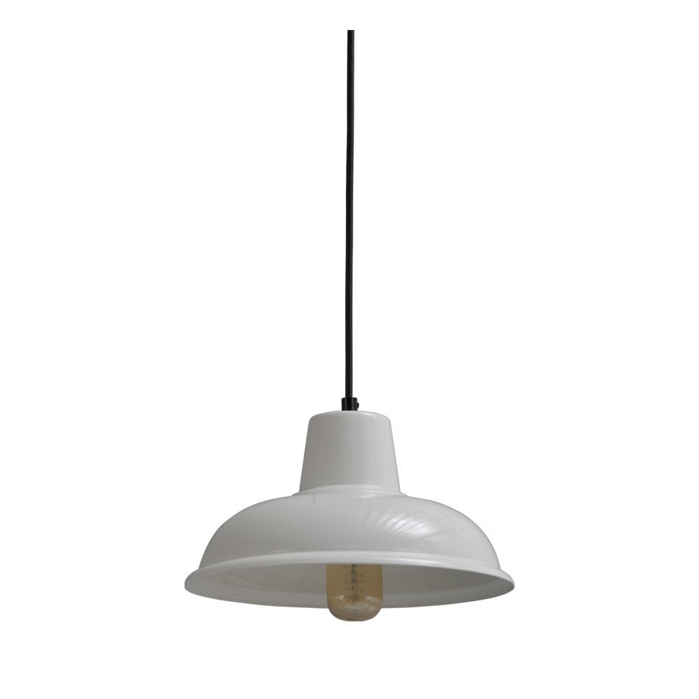 Masterlight Di Panna Industria Retro Hanglamp - Wit - Metaal