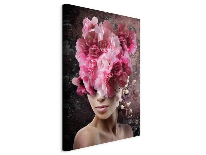 Leinwandbild Spring Awakening Braun/Pink