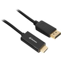 Adapterkabel Displayport 1.2 > HDMI 4K schwarz, 2 Meter