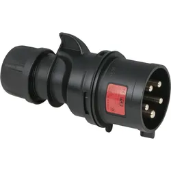 PCE CEE 32 A/400 V 5-pin Plug male Schwarz - IP44