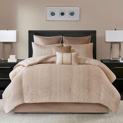 Jla Home/Bed Camelia Comforter Bed Set Natural, Queen, Natural