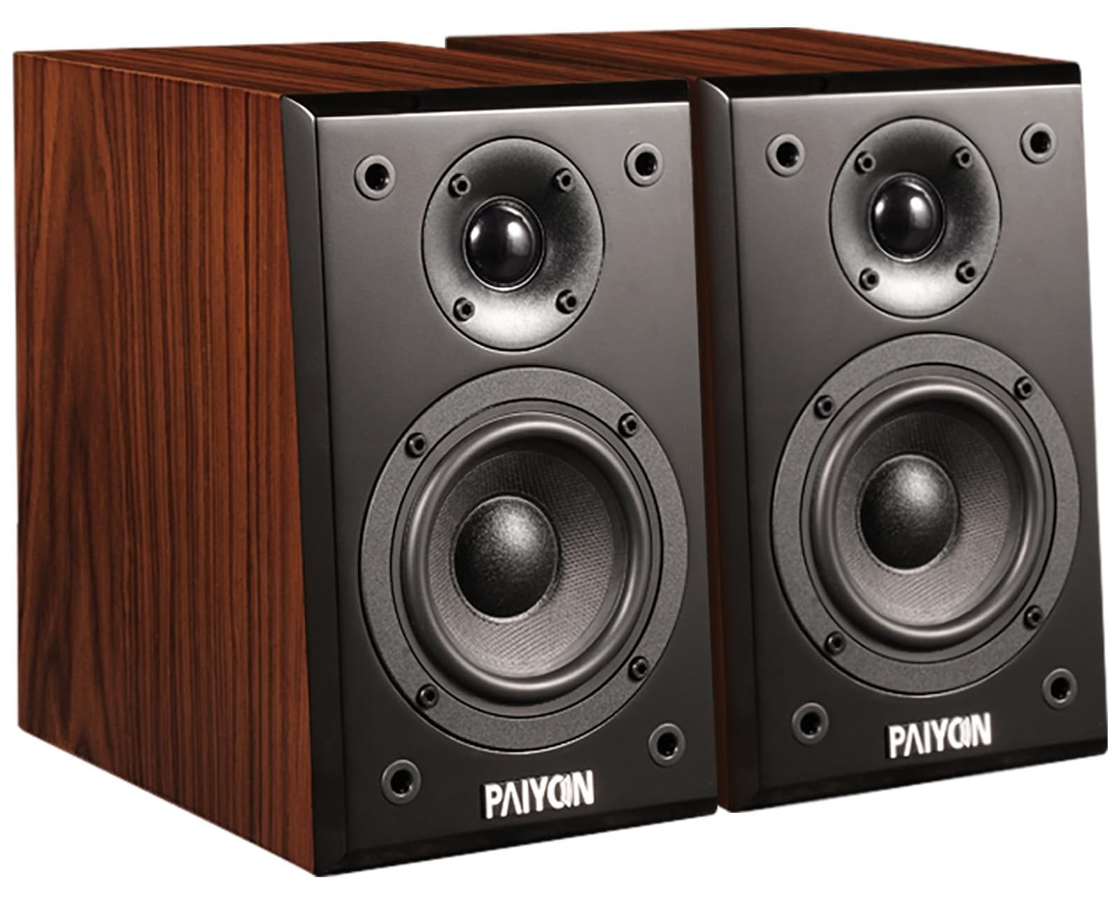 Selius Boekenplank Passieve Speaker - 50W 8 Ohm - 2-Weg 4 Inch Woofer - Houten Afwerking