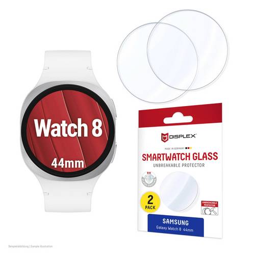 DISPLEX Glass Displayschutzglas Samsung Galaxy Watch8 44mm 1 Set 02209
