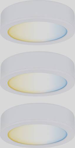 Paulmann CC Start Disc Unterbauleuchte 3er Set 2.10W Warmweiß Weiß
