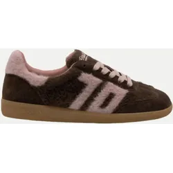 Sneaker Mohair Coffee Pink Braun 41