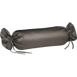 fleuresse Bettwäsche Mako Satin Colours 009100-8031 espresso Kuschelkissen 35x40 cm