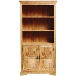 Bücherregal Guru 100x200x45 aus Mangoholz
