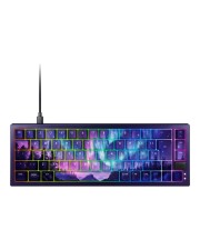 Cherry XTRFY K5V2 Tastatur 65% compact hintergrundbeleuchtet USB QWERTZ Deutsch Tastenschalter: CHERRY MX Northern Light Blau mit GP6 XL mousepad (JB-0100DE-0011)