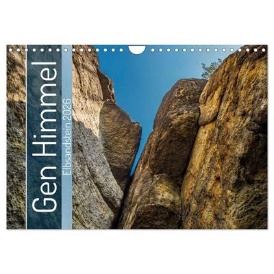 Gen Himmel - Elbsandstein (Wandkalender 2026 DIN A4 quer), CALVENDO Monatskalender