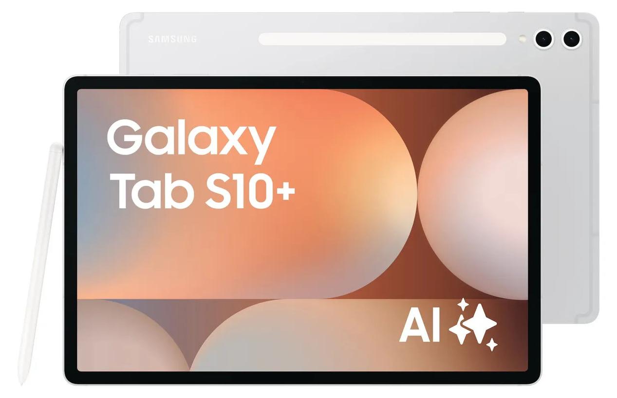 Samsung Galaxy Tab S10+ 5G (Online Exklusiv), 31,5 cm (12.4"), 2800 x 1752 Pixel, 256 GB, 12 GB, 2,8 GHz, Silber