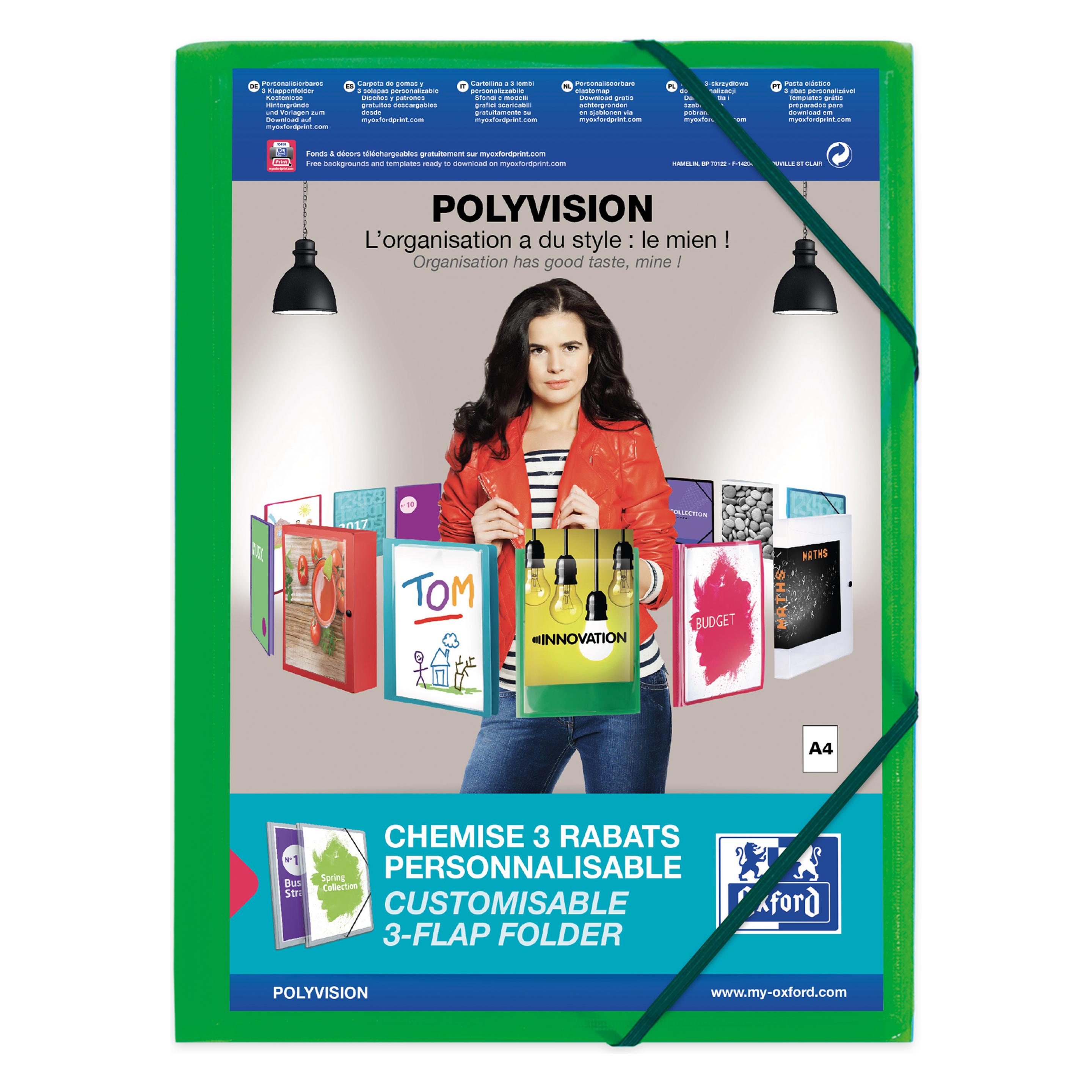 Elba Eckspanner Polyvision,A4,Limon (A4, 1x) (480034 LI NEU: 100201155)