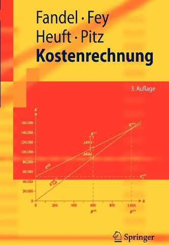 Günter Fandel - Kostenrechnung (Springer-Lehrbuch) (German Edition) - Preis vom 09.10.2026 07:28:09 h