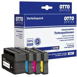 OTTO Office 4er-Set Tintenpatronen (ersetzt Hewlett Packard Nr. 932 XL / 933 XL) schwarz