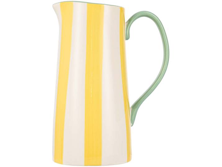 Krug aus Steingut WD weiss/gelb 1.3l