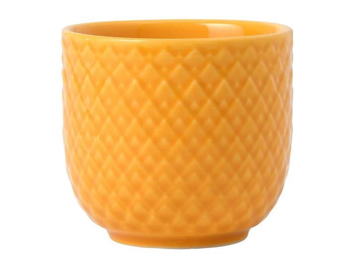 Lyngby Porcelæn Coquetier Rhombe Ø5 cm Jaune